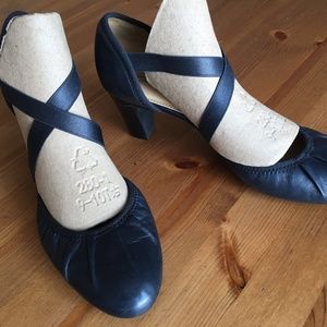 Navy Blue GeoX Pumps